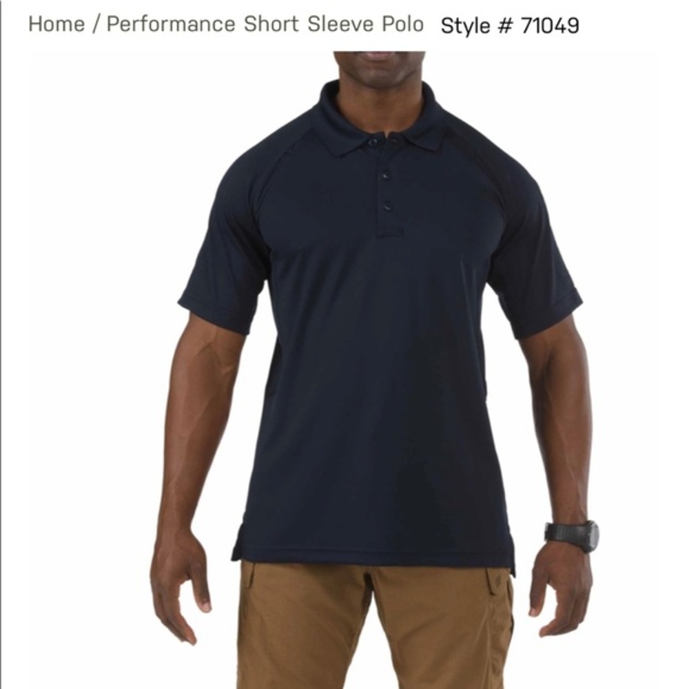 NEW 5.11 Tactical Men’s Performance Short Sleeve Polo